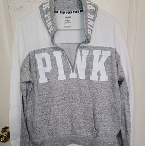 Victoria's Secret Pink Quarter Zip size Lg